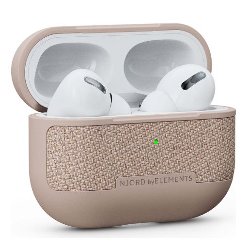 Εικόνα της Θήκη Njord by Elements Fabric for Airpods Pro 1/2 Pink Sand