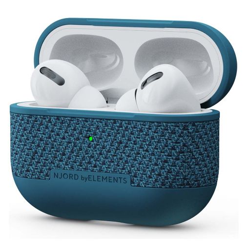Εικόνα της Θήκη Njord by Elements Fabric for Airpods Pro 1/2 Deep Sea