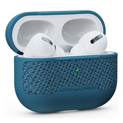 Εικόνα της Θήκη Njord by Elements Fabric for Airpods Pro 1/2 Deep Sea