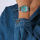 Εικόνα της Ψηφιακό Ρολόι Casio Vintage Iconic Rectangular Silver/Light Blue A-168WEM-2EF