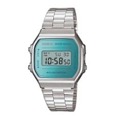 Εικόνα της Ψηφιακό Ρολόι Casio Vintage Iconic Rectangular Silver/Light Blue A-168WEM-2EF