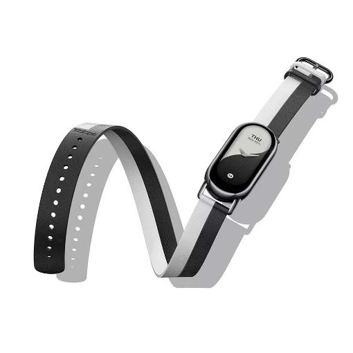 Εικόνα της Xiaomi Smart Band 8 Double Wrap Strap Black & White BHR7311GL