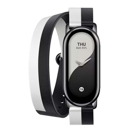 Εικόνα της Xiaomi Smart Band 8 Double Wrap Strap Black & White BHR7311GL