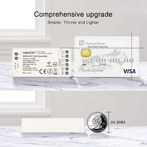 Εικόνα της Set LED Line SMD 5050 LED Strip RGBW 5m 60 LEDs/m with Remote Control & Adapter