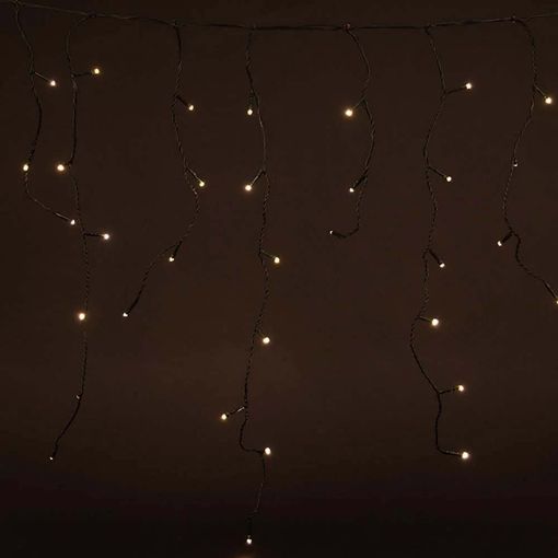 Εικόνα της Λαμπάκια Κουρτίνα 123LED Cold White & Warm White 360LEDs 12.1m