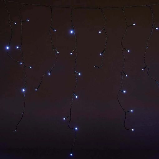 Εικόνα της Λαμπάκια Κουρτίνα 123LED Cold White & Warm White 360LEDs 12.1m