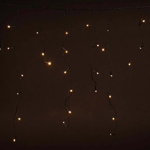 Εικόνα της Λαμπάκια Κουρτίνα 123LED Extra Warm White & Warm White 180LEDs 8.5m