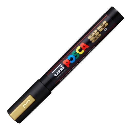 Εικόνα της Μαρκαδόρος Σχεδίου Uni-Ball Uni-Posca PC-5M Medium 2.5mm Gold