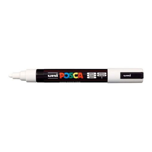Εικόνα της Μαρκαδόρος Σχεδίου Uni-Ball Uni-Posca PC-5M Medium 2.5mm White