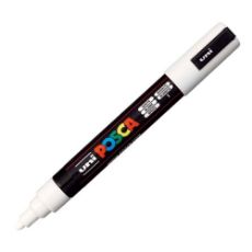 Εικόνα της Μαρκαδόρος Σχεδίου Uni-Ball Uni-Posca PC-5M Medium 2.5mm White