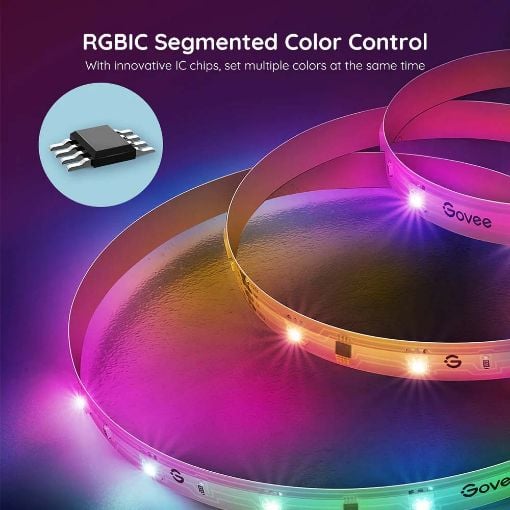 Εικόνα της Govee RGBIC Basic Wi-Fi & Bluetooth LED Strip Lights 5m H618A