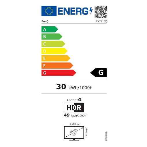Εικόνα της Οθόνη BenQ Mobiuz EX2710Q 27" IPS 2K Ultra HD DisplayHDR 400