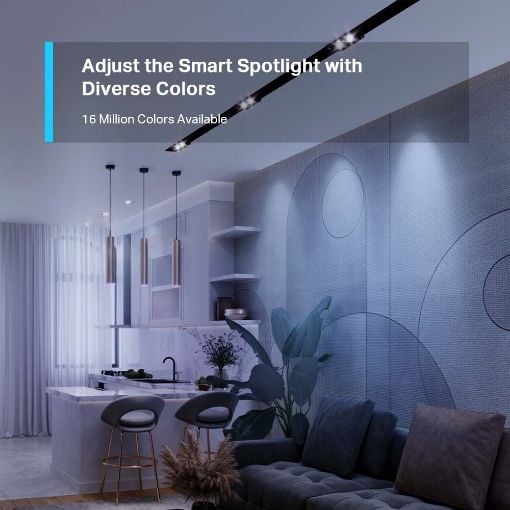 Εικόνα της Smart Wi-Fi Spotlight Tp-Link Tapo L630 GU10 3.7W Dimable Multicolor (4-Pack)