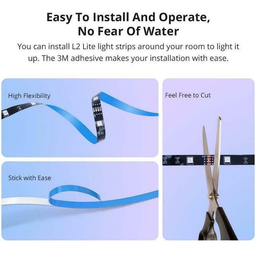 Εικόνα της Smart LED Light Strip Sonoff L2 Wi-Fi & Remote Controller 5m RGB 12V L2-5M