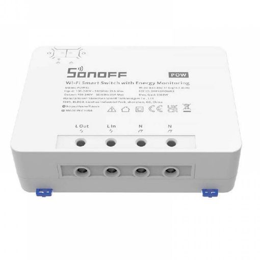Εικόνα της DIY Smart Ενδιάμεσος Διακόπτης Sonoff POWR3 with Energy Monitoring 1 Gang Wi-Fi White