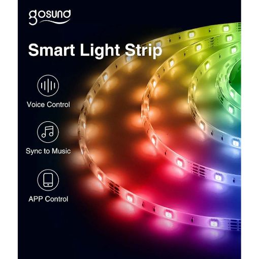 Εικόνα της Smart LED Light Strip Gosund Nitebird SL2 RGB WiFi 5m