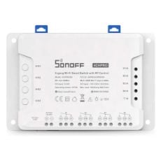 Εικόνα της DIY Smart Ενδιάμεσος Διακόπτης Sonoff 4 Gang με Wi-Fi & RF White 4CHPROR3