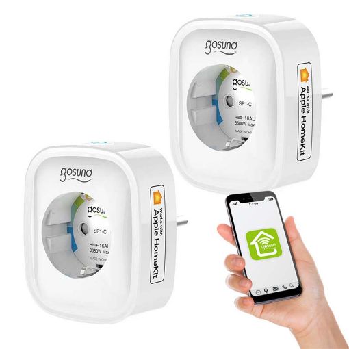 Εικόνα της Smart Plug Gosund SP1 WiFi White (2-Pack)