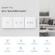Εικόνα της Smart Χωνευτός Διακόπτης Sonoff TX T0EU2C Wi-Fi με Δύο Πλήκτρα Αφής White IM190314010