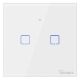 Εικόνα της Smart Χωνευτός Διακόπτης Sonoff TX T0EU2C Wi-Fi με Δύο Πλήκτρα Αφής White IM190314010