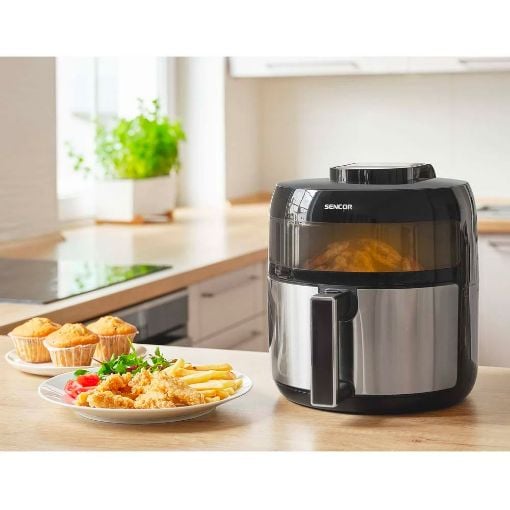 Εικόνα της Φριτέζα Αέρος Sencor SFR 5010BK 5Lt 1500W Black/Inox