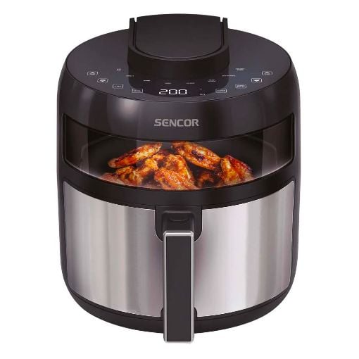 Εικόνα της Φριτέζα Αέρος Sencor SFR 5010BK 5Lt 1500W Black/Inox