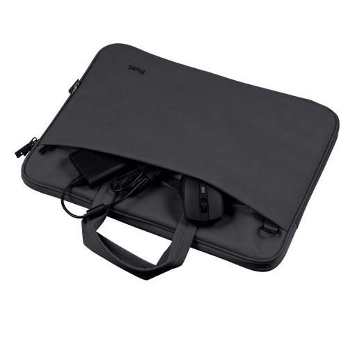 Εικόνα της Τσάντα Notebook 16" Trust Bologna Slim Eco Black 24447