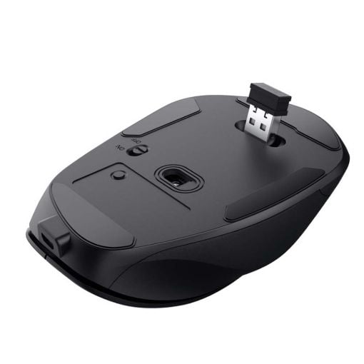Εικόνα της Ποντίκι Trust Fyda Eco Wireless Rechargeable Black 24727