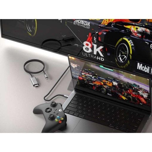 Εικόνα της Καλώδιο LinQ USB-C to HDMI 8K 2m LQ48026