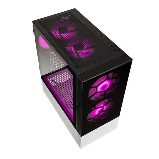Εικόνα της Kolink Observatory MX RGB Tempered Glass Black/White PGW-CH-KOL-114