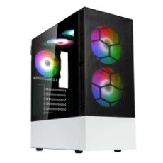 Εικόνα της Kolink Observatory MX Mesh RGB Tempered Glass Black/White PGW-CH-KOL-117