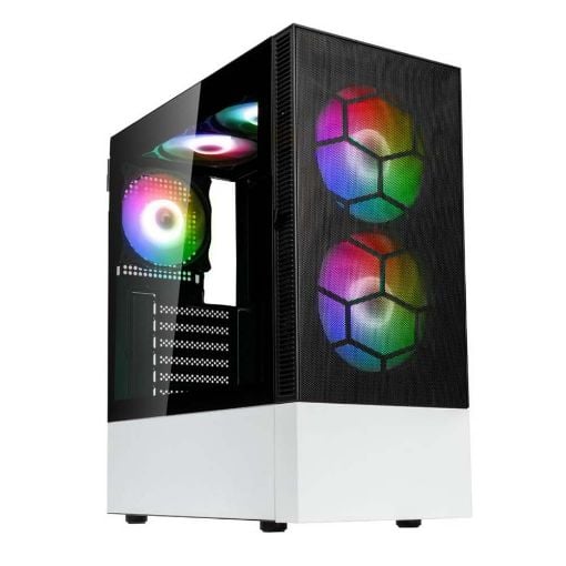 Εικόνα της Kolink Observatory MX Mesh RGB Tempered Glass Black/White PGW-CH-KOL-117