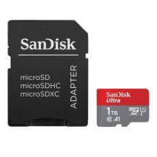 Εικόνα της Κάρτα Μνήμης MicroSDXC Class 10 Sandisk Ultra 1TB with SD Adapter SDSQUAC-1T00-GN6MA