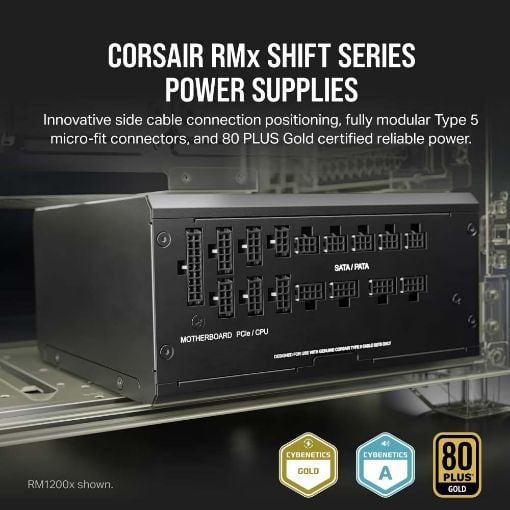 Εικόνα της Τροφοδοτικό Corsair RM750x Shift 750W Full Modular 80 Plus Gold CP-9020251-EU