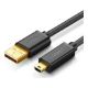 Εικόνα της Καλώδιο Ugreen USB-A Male σε mini USB-B Male 1m Black 10355