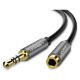 Εικόνα της Καλώδιο Ugreen 3.5mm M/F 1m Silver 10592