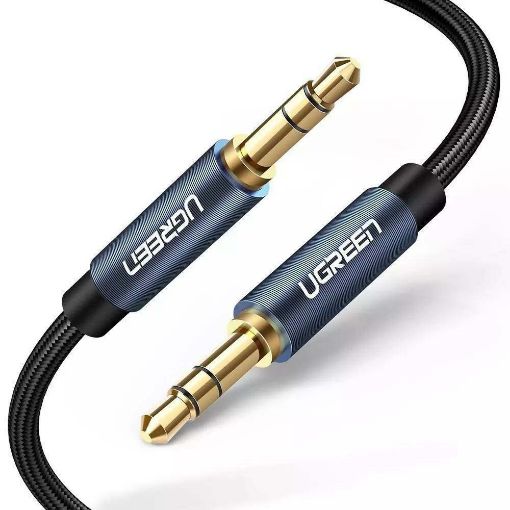 Εικόνα της Καλώδιο Ugreen AV112 Audio 3.5mm M/M 1.5m Black/Blue 10686