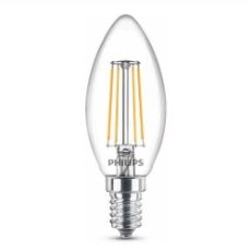 Εικόνα της Λάμπα LED Philips E14 Candle Filament 2700K 470lm 4.3W Warm White 929001889755