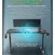 Εικόνα της Standing Gaming Desk Eureka Ergonomic Black EGD-S62B-V1