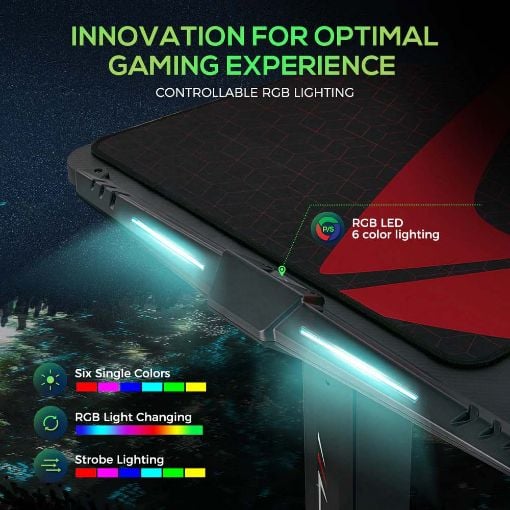 Εικόνα της Standing Gaming Desk Eureka Ergonomic Black EGD-S62B-V1