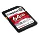 Εικόνα της Κάρτα Μνήμης SDXC Kingston React Plus 64GB U3 V90 UHS-II SDR2/64GB