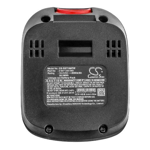 Εικόνα της Μπαταρία WS Xtreme Power για Bosch 18V 2000mAh Li-ion