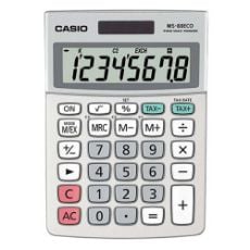 Εικόνα της Αριθμομηχανή 8 Ψηφίων Casio MS-88ECO Silver