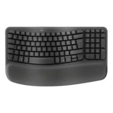 Εικόνα της Πληκτρολόγιο Logitech Wave Keys Ergonomic Wireless Graphite (US) 920-012304