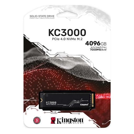 Εικόνα της Δίσκος SSD Kingston KC3000 4ΤΒ M.2 PCIe Gen4 SKC3000D/4096G