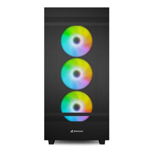 Εικόνα της Sharkoon Rebel C50 RGB ATX Tempered Glass Black