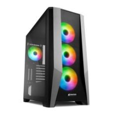 Εικόνα της Sharkoon TG7M ARGB Tempered Glass Black