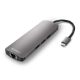 Εικόνα της Combo Adapter Sharkoon USB-C 4K with Ethernet Gray CBADG