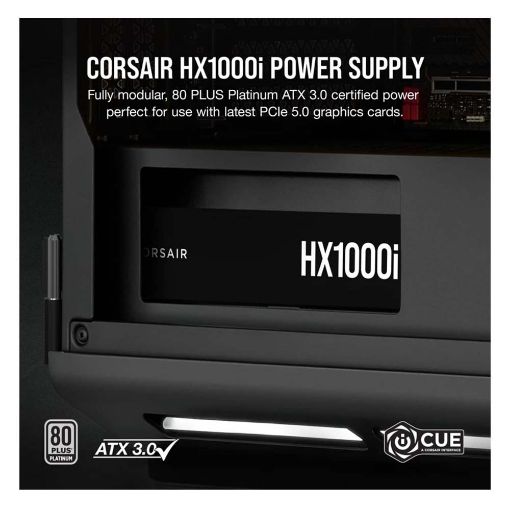 Εικόνα της Τροφοδοτικό Corsair HX1000i v2 1000W 80 Plus Platinum Full Modular CP-9020259-EU