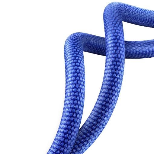 Εικόνα της Καλώδιο Baseus Crystal Shine USB-A to USB-C Braided 100W 1.2m Blue CAJY000403